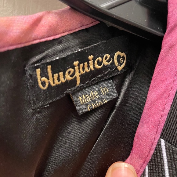 Black Mini Dress with Multicolor Edging - Picture 5 of 5